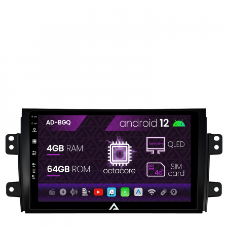 Android 12 Suzuki SX4 / Fiat Sedici QLED | AutoDrop.ro [1]