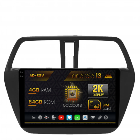 SX4 S-Cross 2014+ - Navigatie 2K Android Suzuki SX4 2011-2016 4GB | AutoDrop.ro