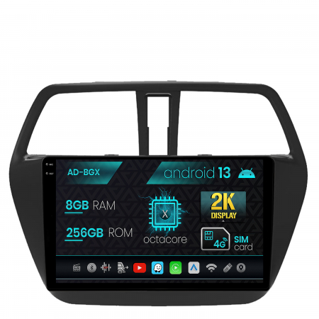 SX4 S-Cross 2014+ - Navigatie 2K Android Suzuki SX4 2011-2016 8GB | AutoDrop.ro