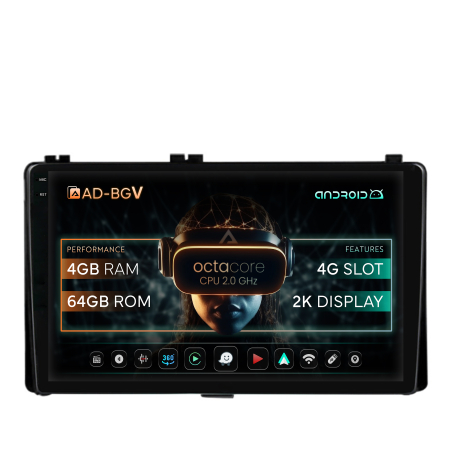 Corolla 2013-2020 - Navigatie Android Toyota Auris 2016+ 4GB | AutoDrop.ro