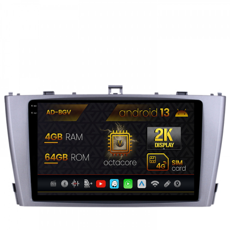 Avensis 2009-2015 - Navigatie 2K Android 13 Toyota Avensis 4GB | AutoDrop.ro