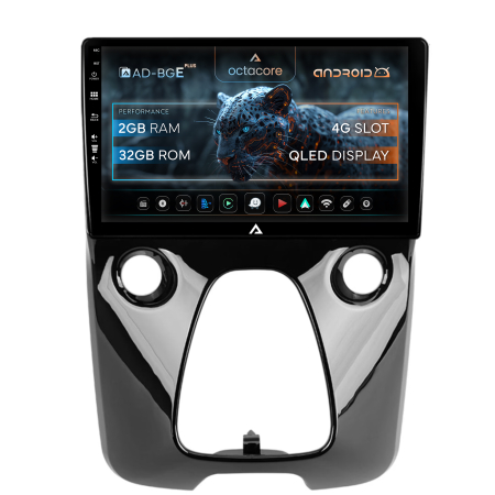 Aygo 2014-2022 - Navigatie Carplay Toyota AYGO (2014-2022) 2GB | AutoDrop.ro