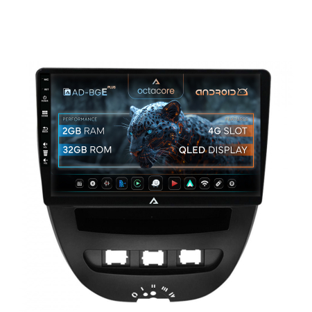 Aygo 2005-2014 - Carplay Android 12 Toyota Aygo 2GB | AutoDrop.ro