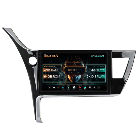Corolla 2013-2020 - Navigatie 2K Android 13 Toyota Corolla 4+64GB | AutoDrop.ro