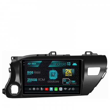 Hilux 2015 - >> - Navigatie Android 13 2K Toyota Hilux 8+256GB | AutoDrop.ro