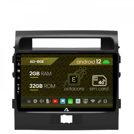 Land Cruiser J200 2007-2019 - Carplay Android 12 Land Cruiser 200 2GB | AutoDrop.ro