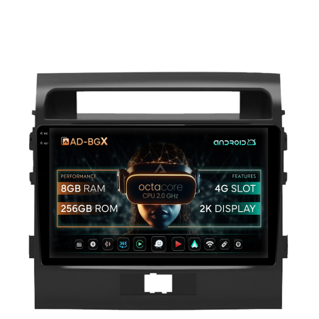 Land Cruiser J200 2007-2019 - Navigatie Android 13 2K Land Cruiser 200 8GB | AutoDrop.ro