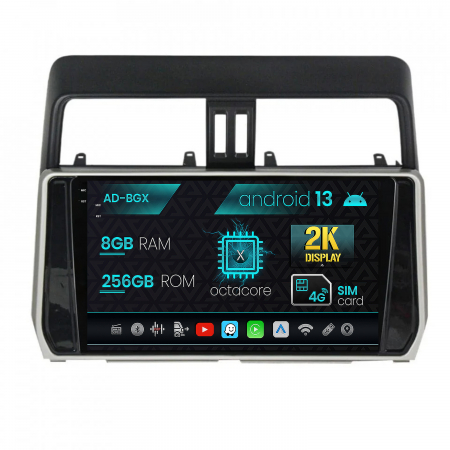 Land Cruiser Prado J150 2017 ->> - Navigatie Android 13 2K Land Cruiser 8+256GB | AutoDrop.ro