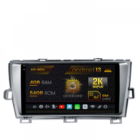 Prius 2005-2012 - Navigatie Android 13 2K Toyota Prius 4GB | AutoDrop.ro