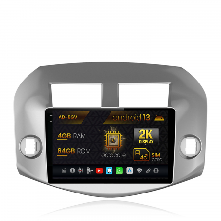 RAV4 2006-2012 - Navigatie 2K Android 13 Toyota RAV4 4+64GB | AutoDrop.ro