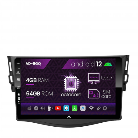 Android 12 Toyota RAV4 06-13 4GB QLED | AutoDrop.ro [1]
