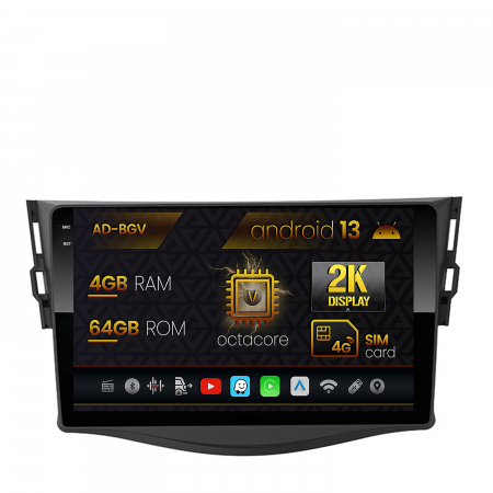 RAV4 2006-2012 - Navigatie 2K Android 13 Toyota RAV4 4+64GB | AutoDrop.ro