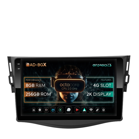 RAV4 2006-2012 - Navigatie 2K Android Toyota RAV4 8+256GB | AutoDrop.ro