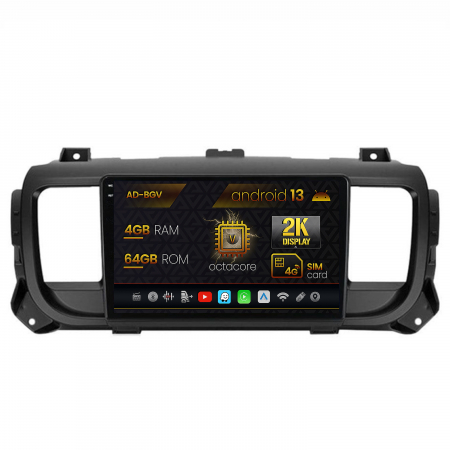 Proace 2016-2020 - Carplay Android 13 Toyota Proace 2016+ 4GB | AutoDrop.ro