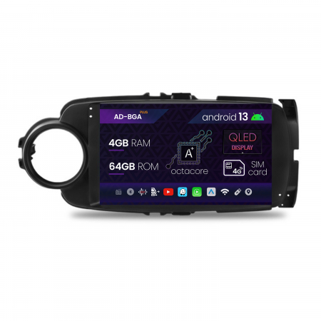 Yaris 2011-2018 - Navigatie Android Toyota Yaris 2010+ 4GB | AutoDrop.ro