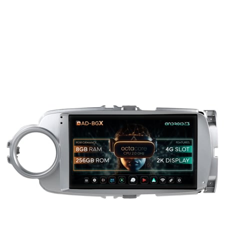 Yaris 2011-2018 - Navigatie Android 2K Toyota Yaris 2010+ 8GB | AutoDrop.ro