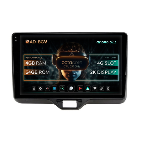 Yaris 2020 ->> - Navigatie Android 2K Toyota Yaris 2020+ 4GB | AutoDrop.ro