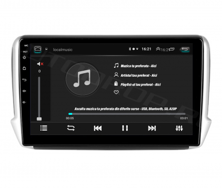 Navigatie Android Peugeot 208/2008 1GB | AutoDrop.ro [8]