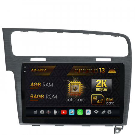 Golf 7 2013 - >> - Navigatie Android 13 4GB RAM VW Golf 7 | AutoDrop.ro