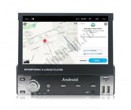 Navigatie Android 1DIN cu Ecran Retractabil | AutoDrop.ro [12]