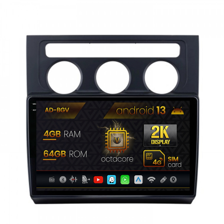 Touran 2003-2016 - Navigatie Android 13 Volkswagen Touran 4GB | AutoDrop.ro