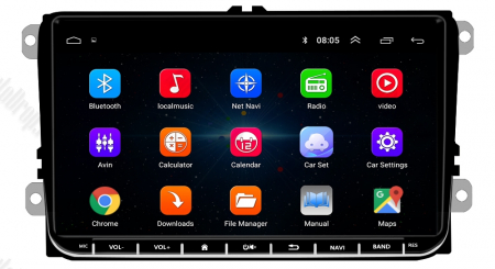 Navigatie VW, Seat, Skoda, Android 9, AD-BGPW9MTK2GB [6]
