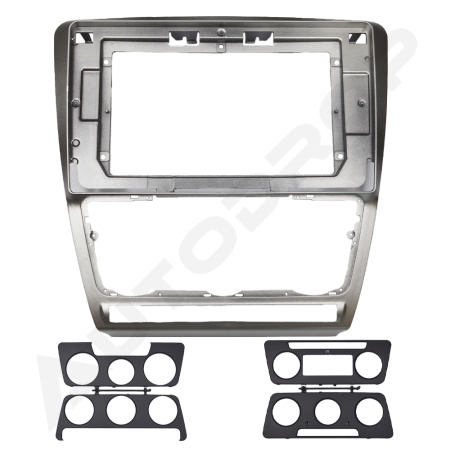 Rame adaptoare auto - Rama Adaptoare Autodrop Skoda Octavia (2004-2013) compatibil navigatie Android 10 inch AutoDrop.ro