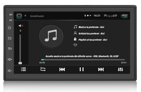 Navigatie Auto All-in-One 2DIN, Android 9.1 - AD-BGP1001 [7]