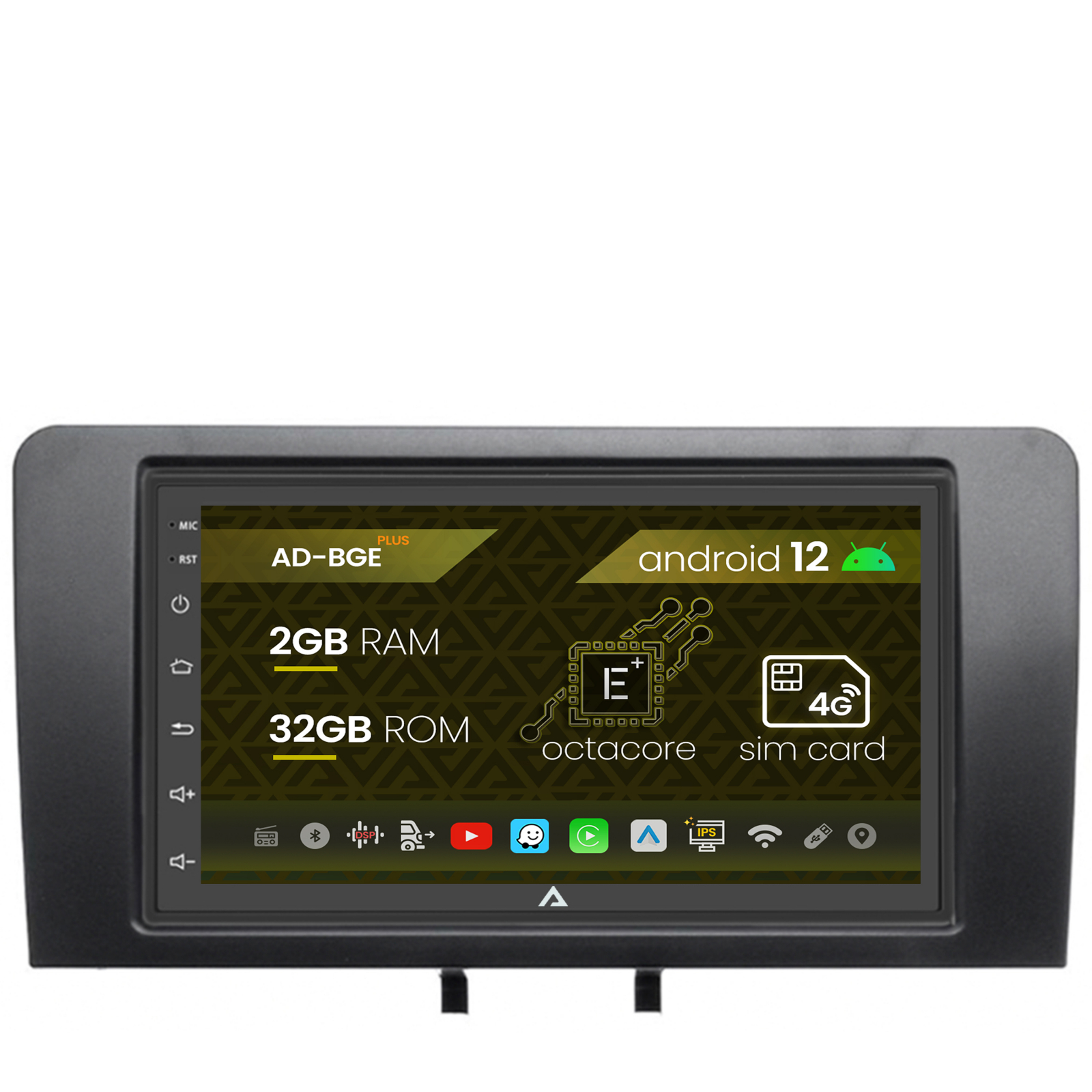 Navigatie Audi A3  S3  RS3, Android, E-Octacore   2GB RAM + 32GB ROM, 7 Inch - AD-BGE1002+AD-BGRAU0112DIN