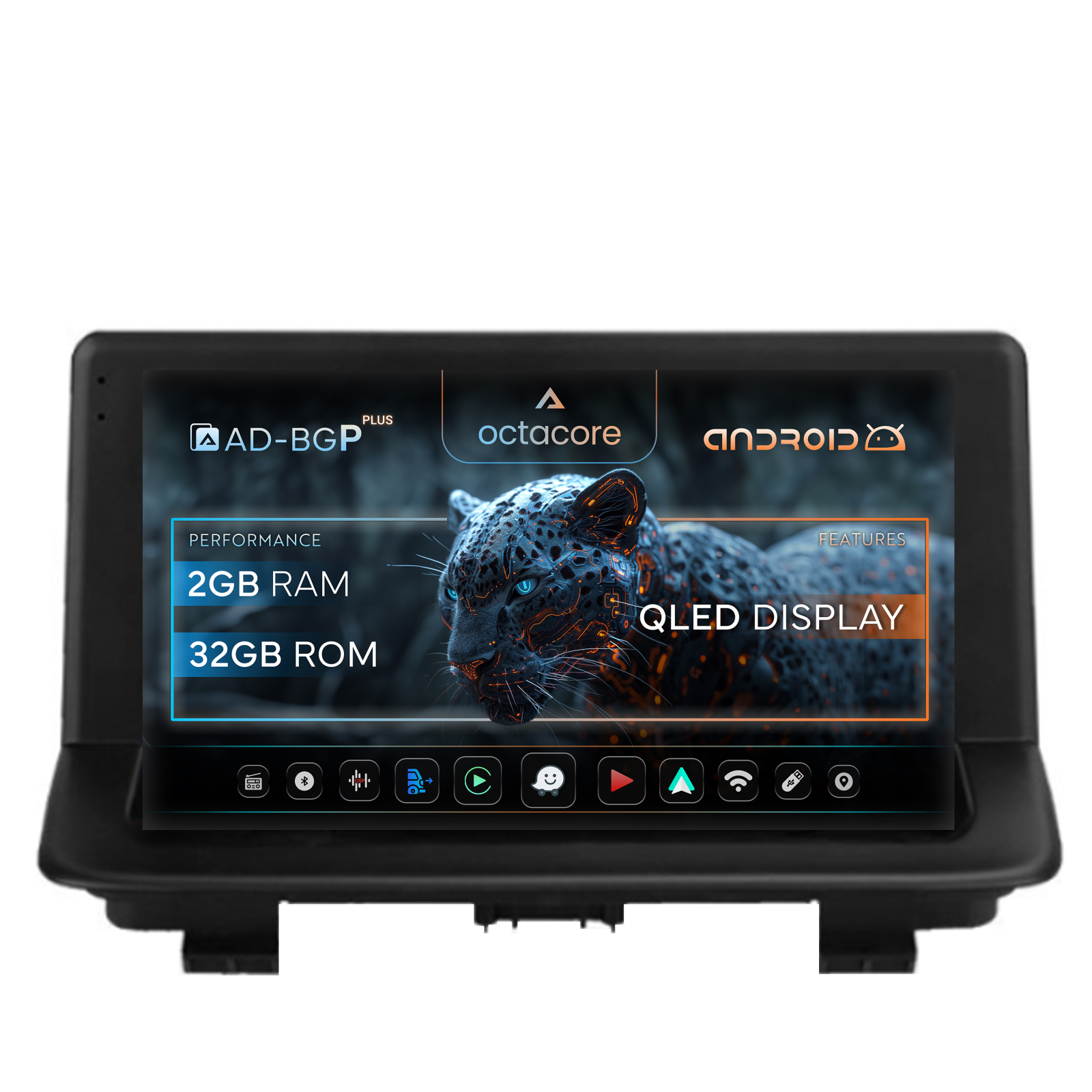 Navigatie Audi Q3 (2011-2018), Android 12, P-Octacore   2GB RAM + 32GB ROM, 9 Inch - AD-BGP9002+AD-BGRKIT427