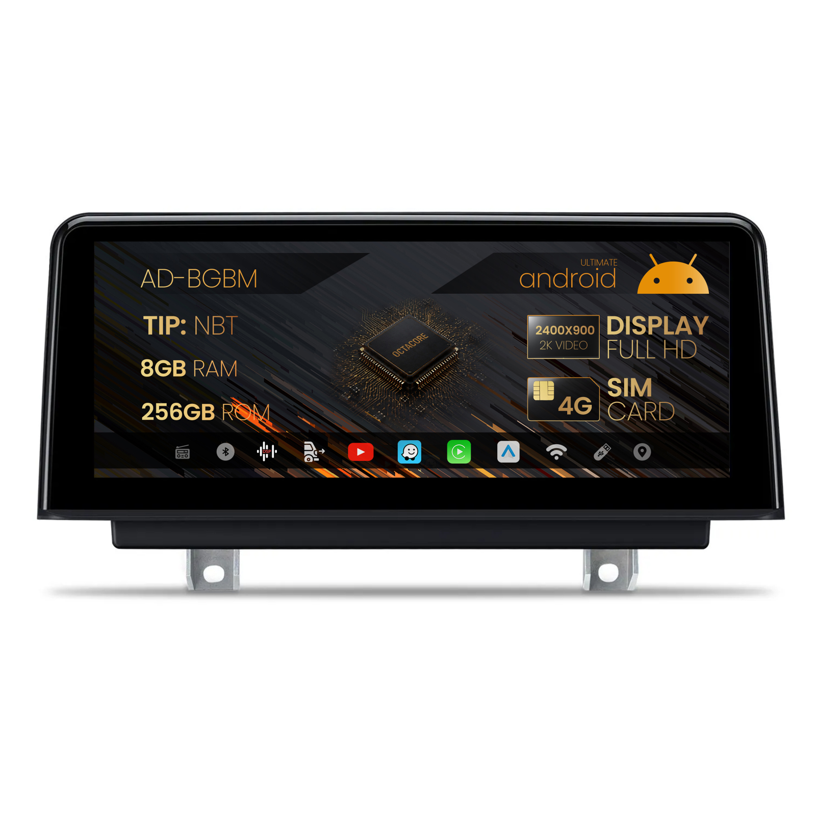 Navigatie BMW Seria 1 F20 F21   Seria 2 F23 (2011-2016), Varianta NBT, Android, BM-Octacore   8GB RAM + 256GB ROM, 10.25   Inch -