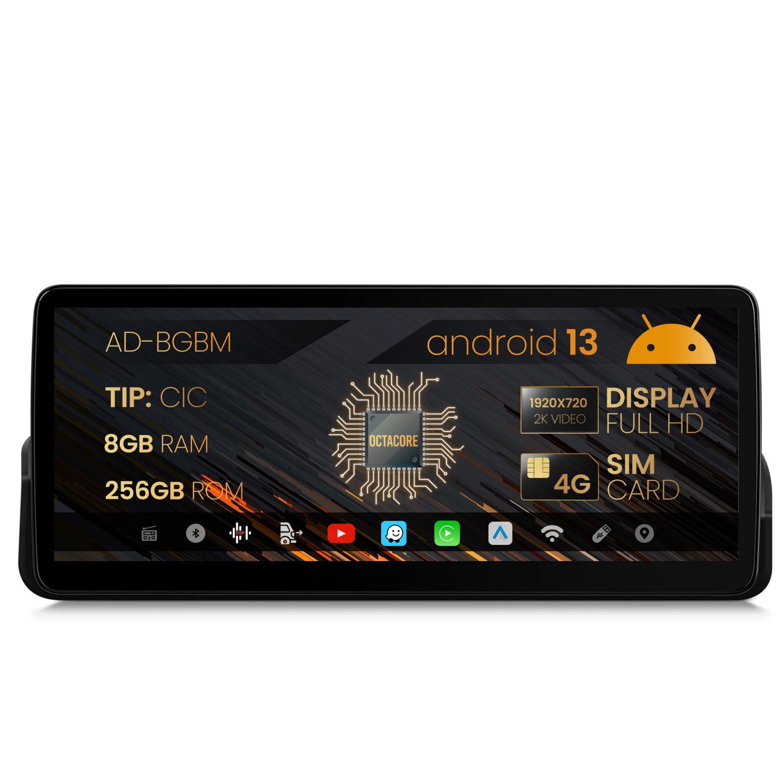 Navigatie BMW Seria 3 E90, E91, E92 (2008-2012), Varianta CIC, Android 13, BM-Octacore   8GB RAM + 256GB ROM, 10.25   Inch -