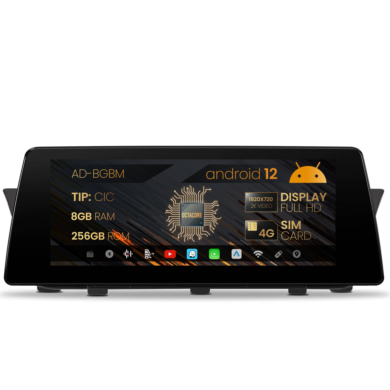 Navigatie BMW X1 E84 (2009-2015), Varianta CIC, Android 13, BM-Octacore   8GB RAM + 256GB ROM, 10.25   Inch - AD-BGBM10008CI+AD-BGRKITBM004