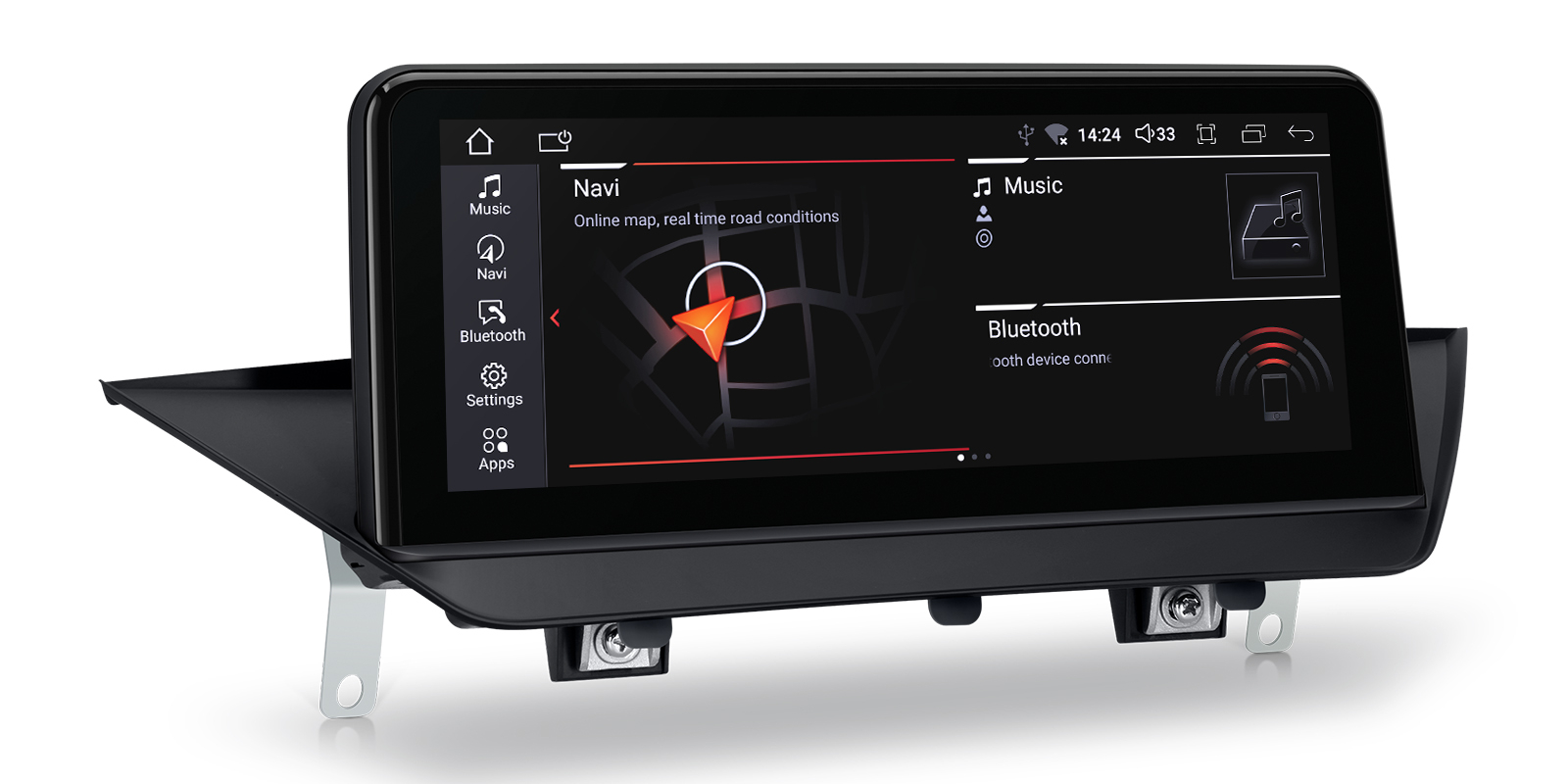 Navigatie BMW X1 E84 (2009-2015), Linux OS & OEM, Varianta iDrive, CarPlay & Android Auto Wireless, MirrorLink, Camera AHD, 12.3 Inch - AD-BGBM10LXICI+AD-BGRKITBMI109 [3]