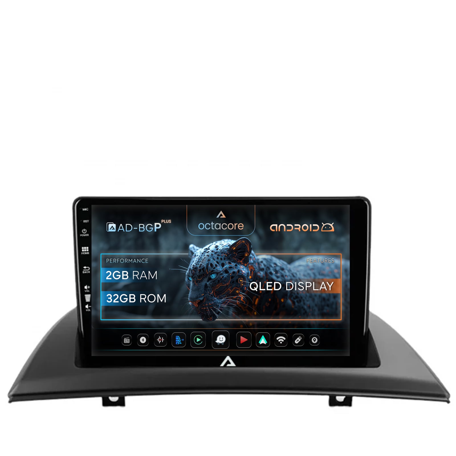 Navigatie BMW X3 E83 (2003-2012), Android 12, P-Octacore   2GB RAM + 32GB ROM, 9 Inch - AD-BGP9002+AD-BGRKIT395