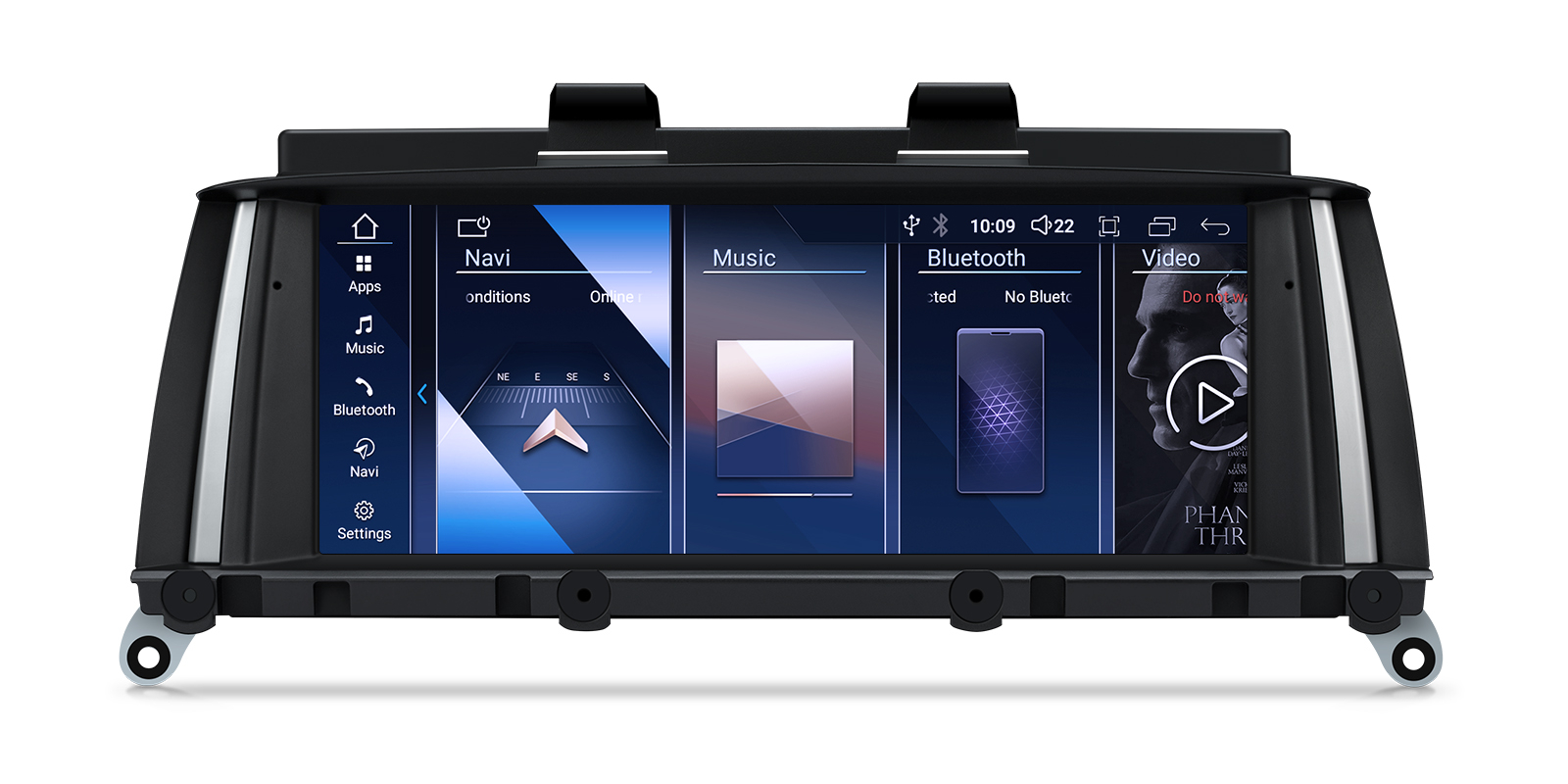 Navigatie BMW X3 F25   X4 F26 (2013-2016), Varianta NBT, Android, BM-Octacore   4GB RAM + 64GB ROM, 10.25   Inch - AD-BGBM10254INB+AD-BGRKITBMI105