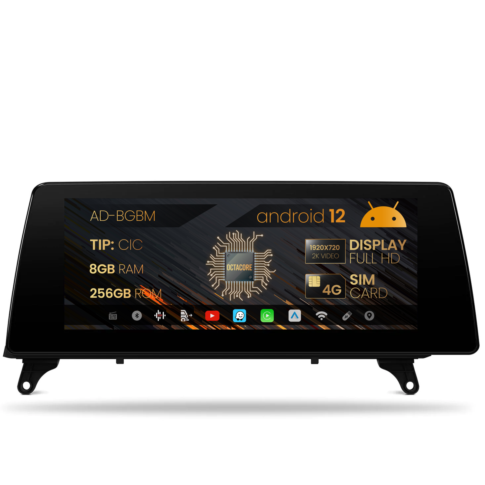 Navigatie BMW X5 X6 E70 E71 (2007-2010), Varianta CIC, Android 13, BM-Octacore   8GB RAM + 256GB ROM, 10.25   Inch - AD-BGBM10008CI+AD-BGRKITBM002