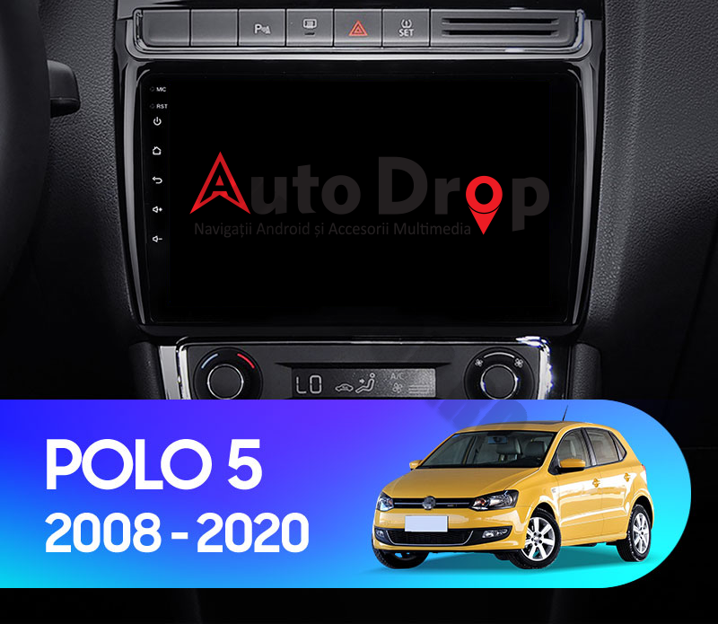 Inleg Vergoeding ik ontbijt Navigatie Android Volkswagen Polo 5 | AutoDrop.ro