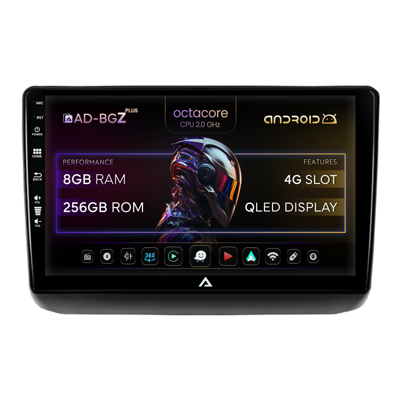 Navigatie Jeep Grand Cherokee (2013-2020), Android 13, Z-Octacore   8GB RAM + 256GB ROM, 9 Inch - AD-BGZ9008+AD-BGRKIT298