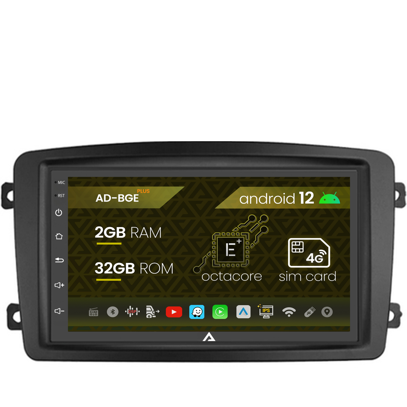 Navigatie Mercedes Benz C-Class W203   Vito   Viano   CLK, Android, E-Octacore   2GB RAM + 32GB ROM, 7 Inch - AD-BGE1002+AD-BGRBE014