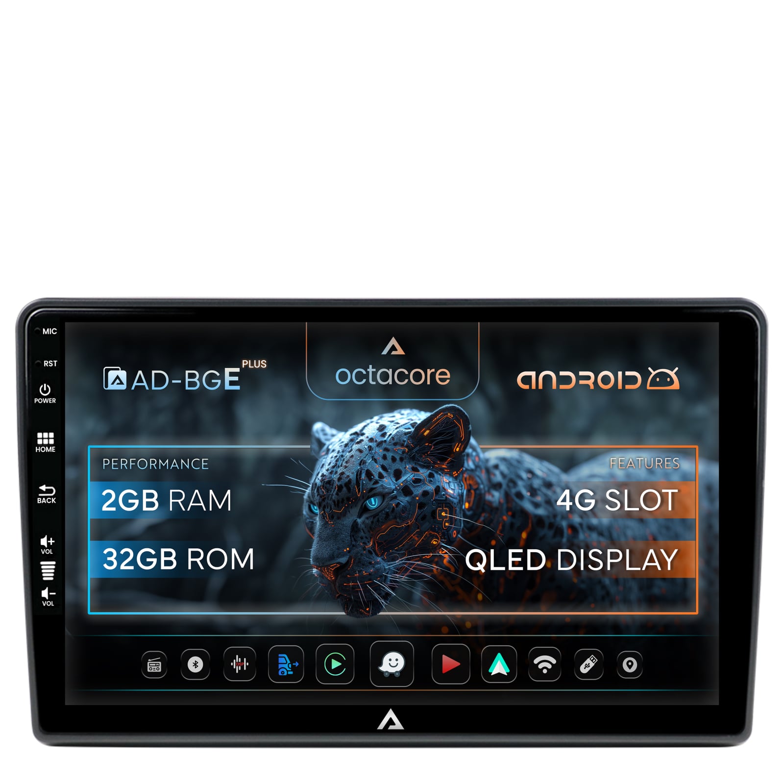 Navigatie Opel, Android 12, E-Octacore   2GB RAM + 32GB ROM, 9 Inch - AD-BGE9002+AD-BGRKIT388