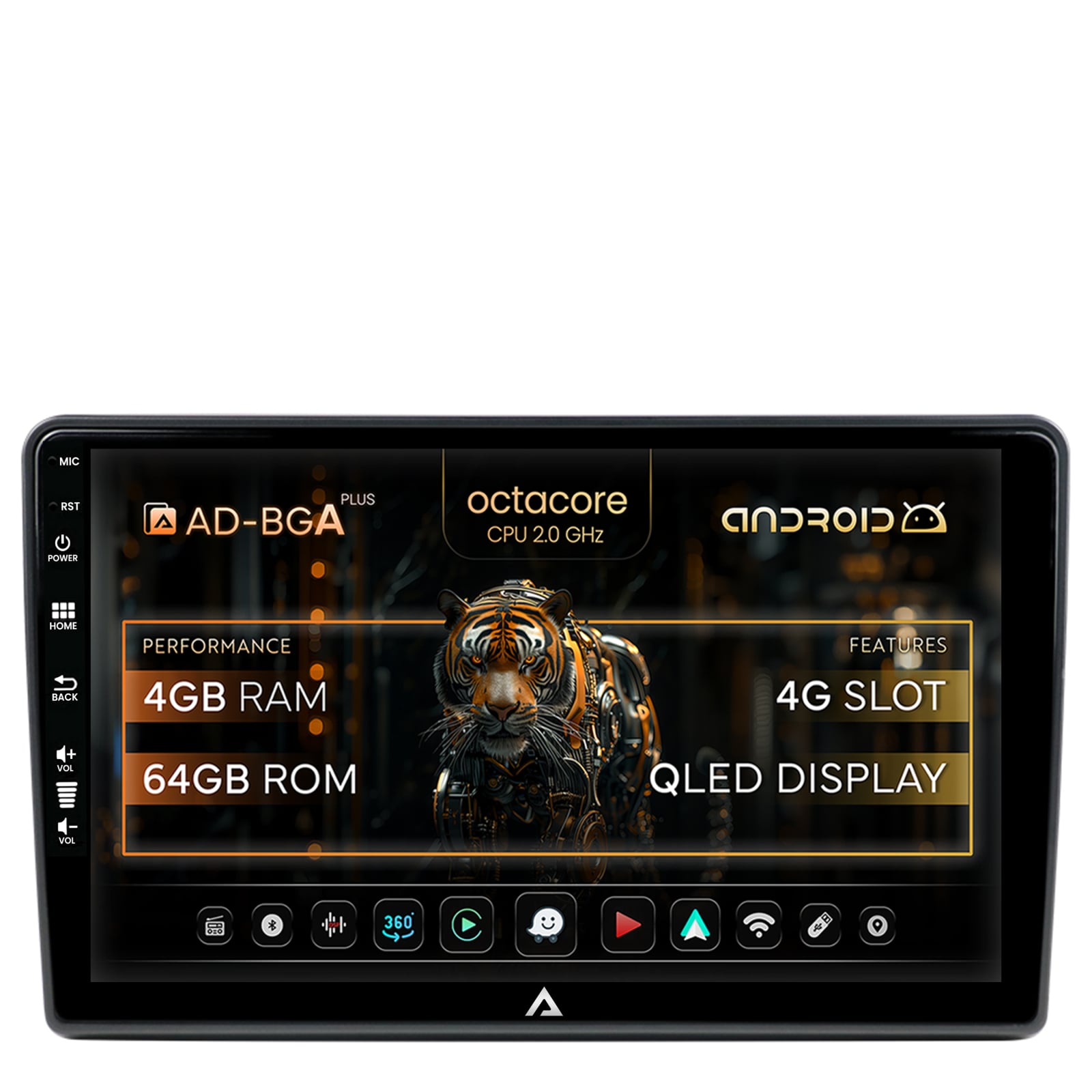 Navigatie Opel, Android 13, A-Octacore   4GB RAM + 64GB ROM, 9 Inch - AD-BGA9004+AD-BGRKIT388
