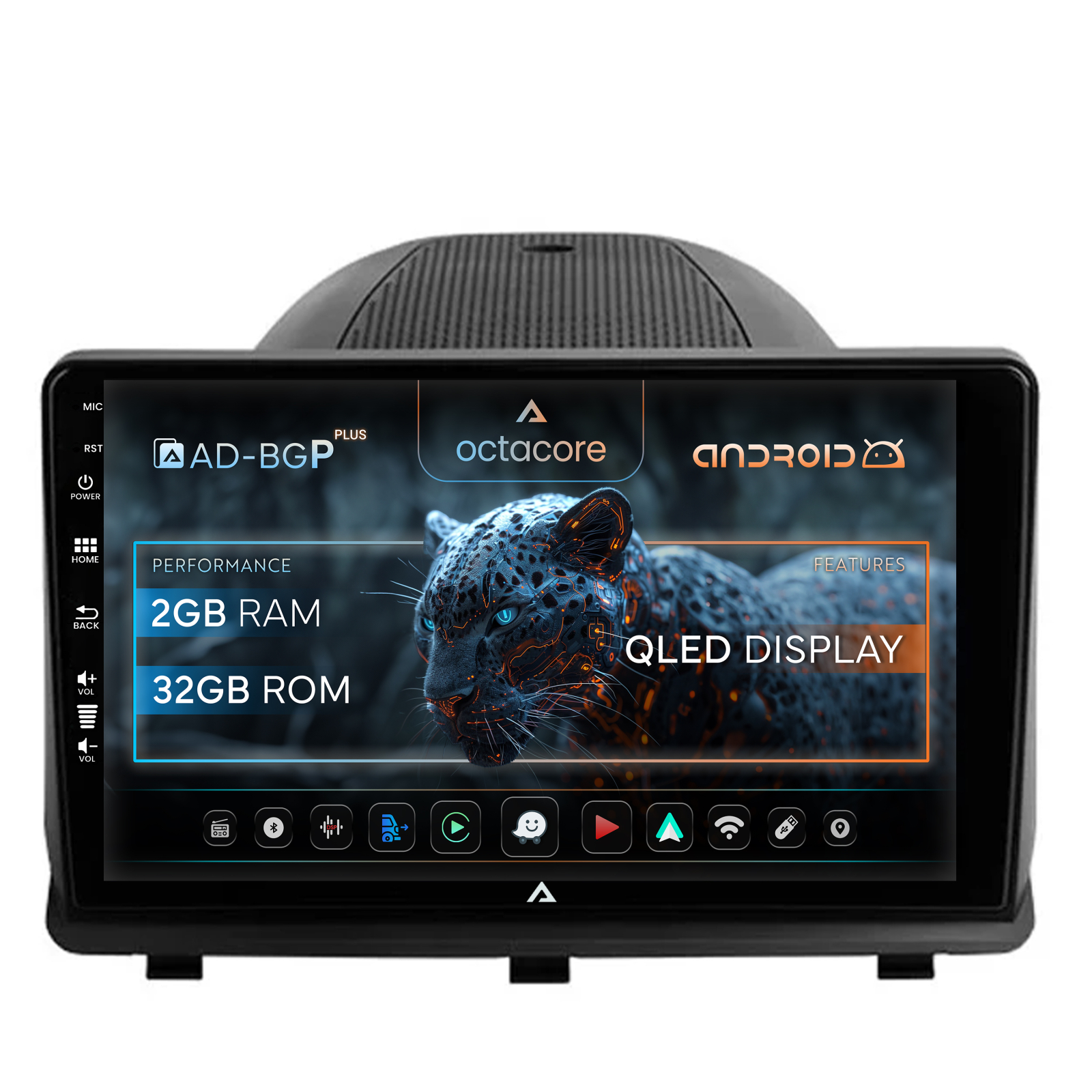 Navigatie Opel Antara (2006-2015), Android 12, P-Octacore   2GB RAM + 32GB ROM, 9 Inch - AD-BGP9002+AD-BGRKIT386