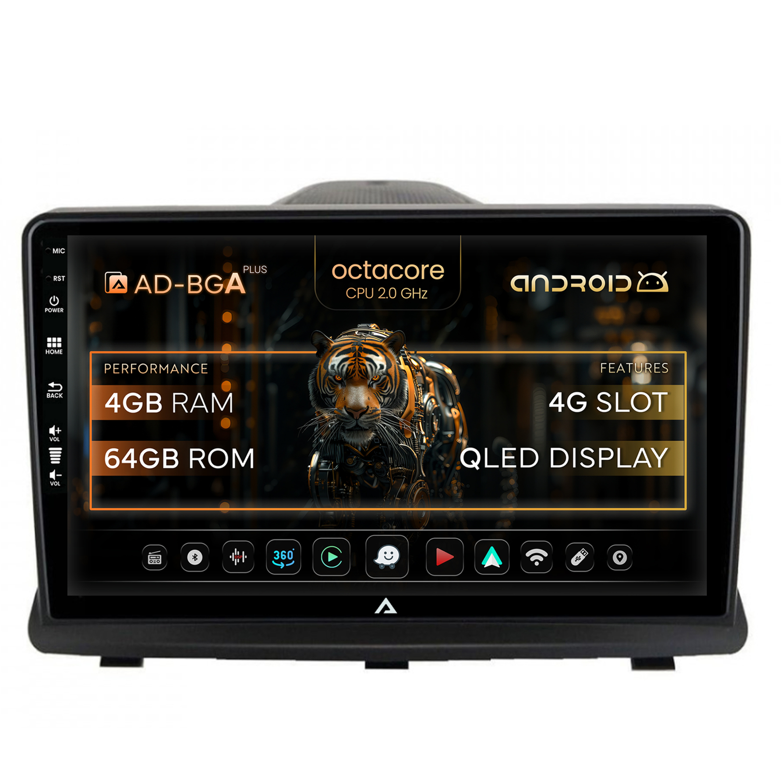 Navigatie Opel Antara (2006-2015), Android 13, A-Octacore   4GB RAM + 64GB ROM, 9 Inch - AD-BGA9004+AD-BGRKIT386
