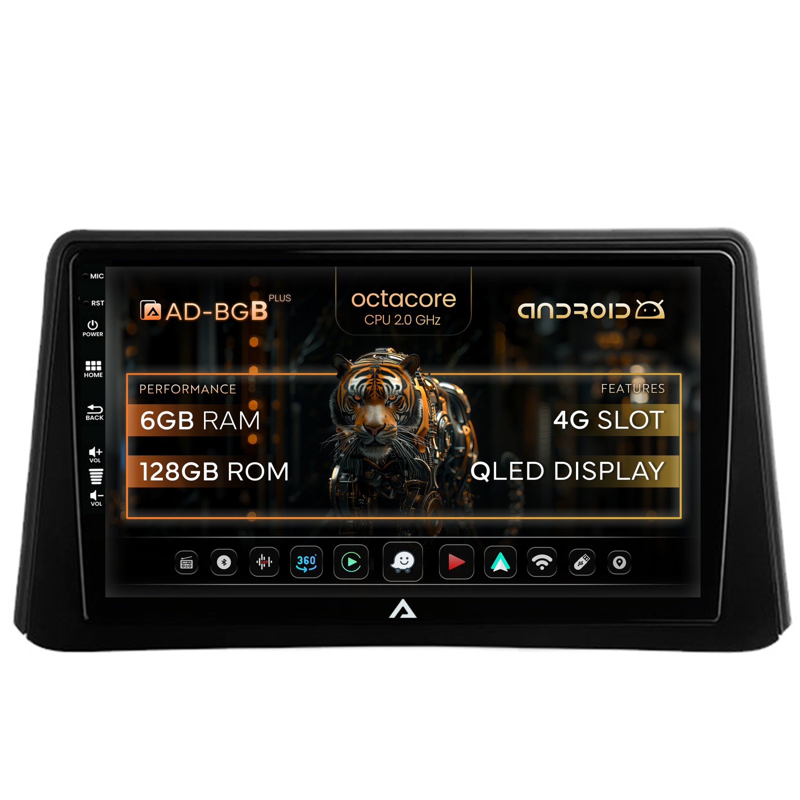 Navigatie Opel Mokka (2012-2016), Android, B-Octacore   6GB RAM + 128GB ROM, 9 Inch - AD-BGB9006+AD-BGRKIT390