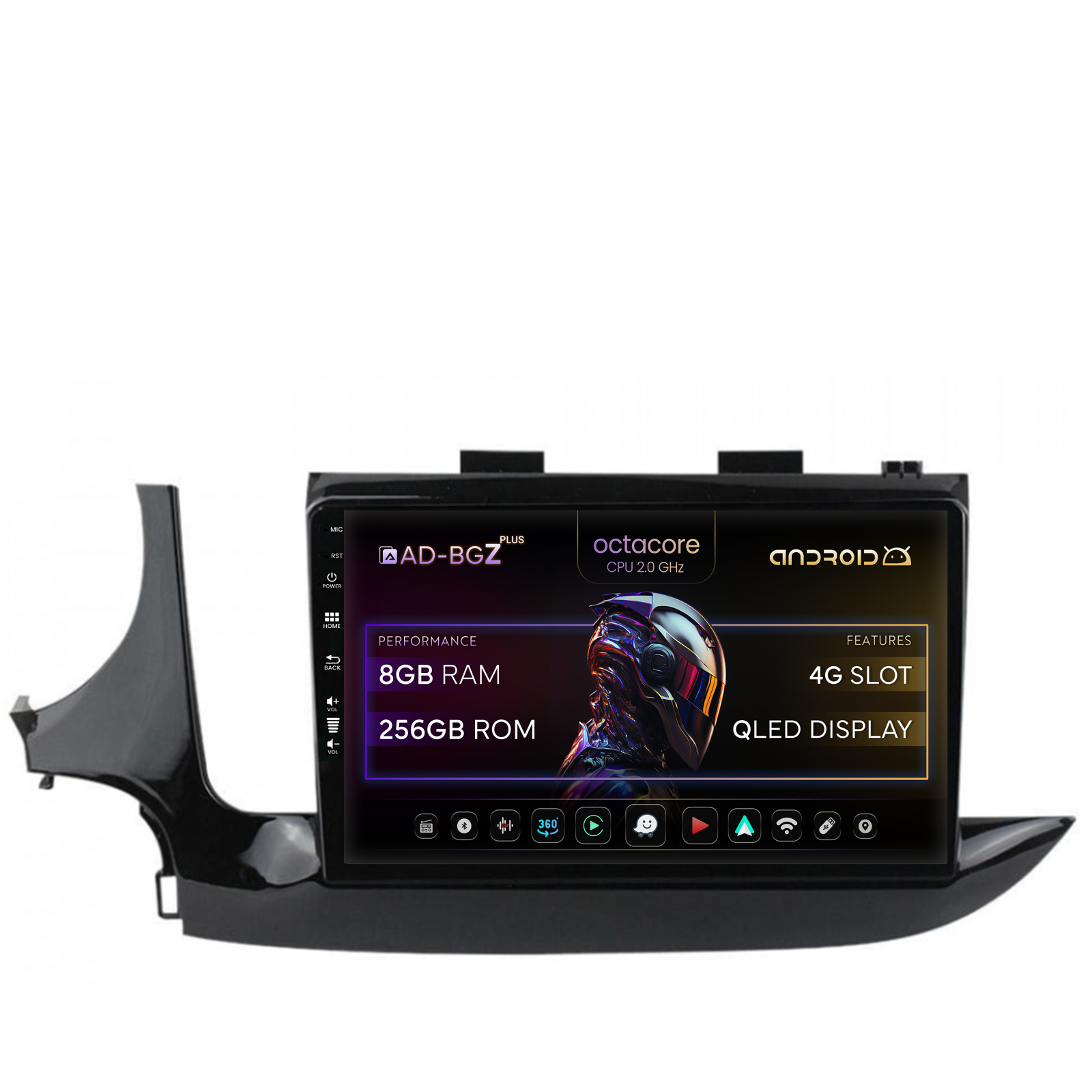 Navigatie Opel Mokka (2016-Prezent), Android 13, Z-Octacore   8GB RAM + 256GB ROM, 9 Inch - AD-BGZ9008+AD-BGRKIT250