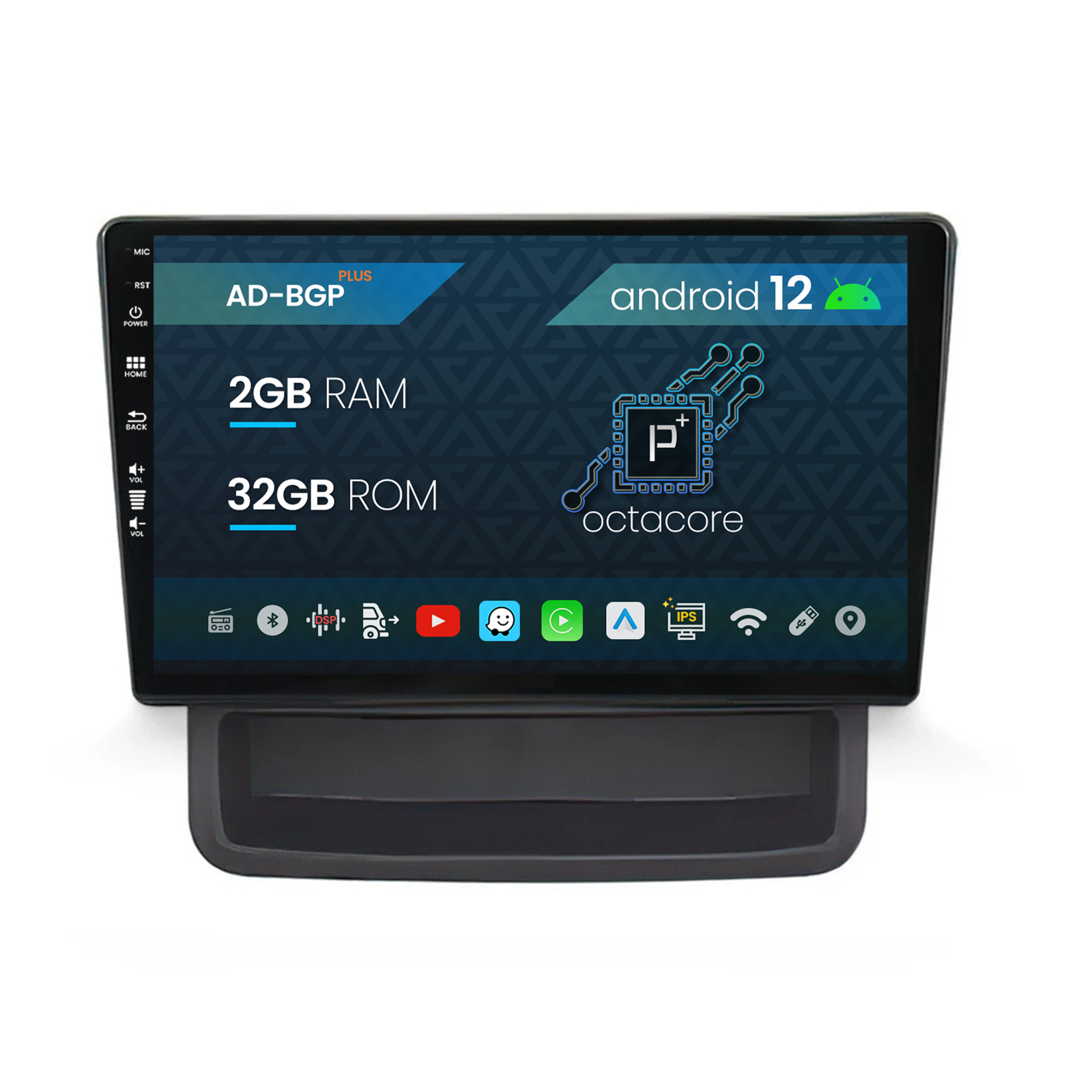 Navigatie Opel Vivaro   Renault Trafic (2010-2014), Android 12, P-Octacore   2GB RAM + 32GB ROM, 10.1 Inch - AD-BGP10002+AD-BGRKIT392