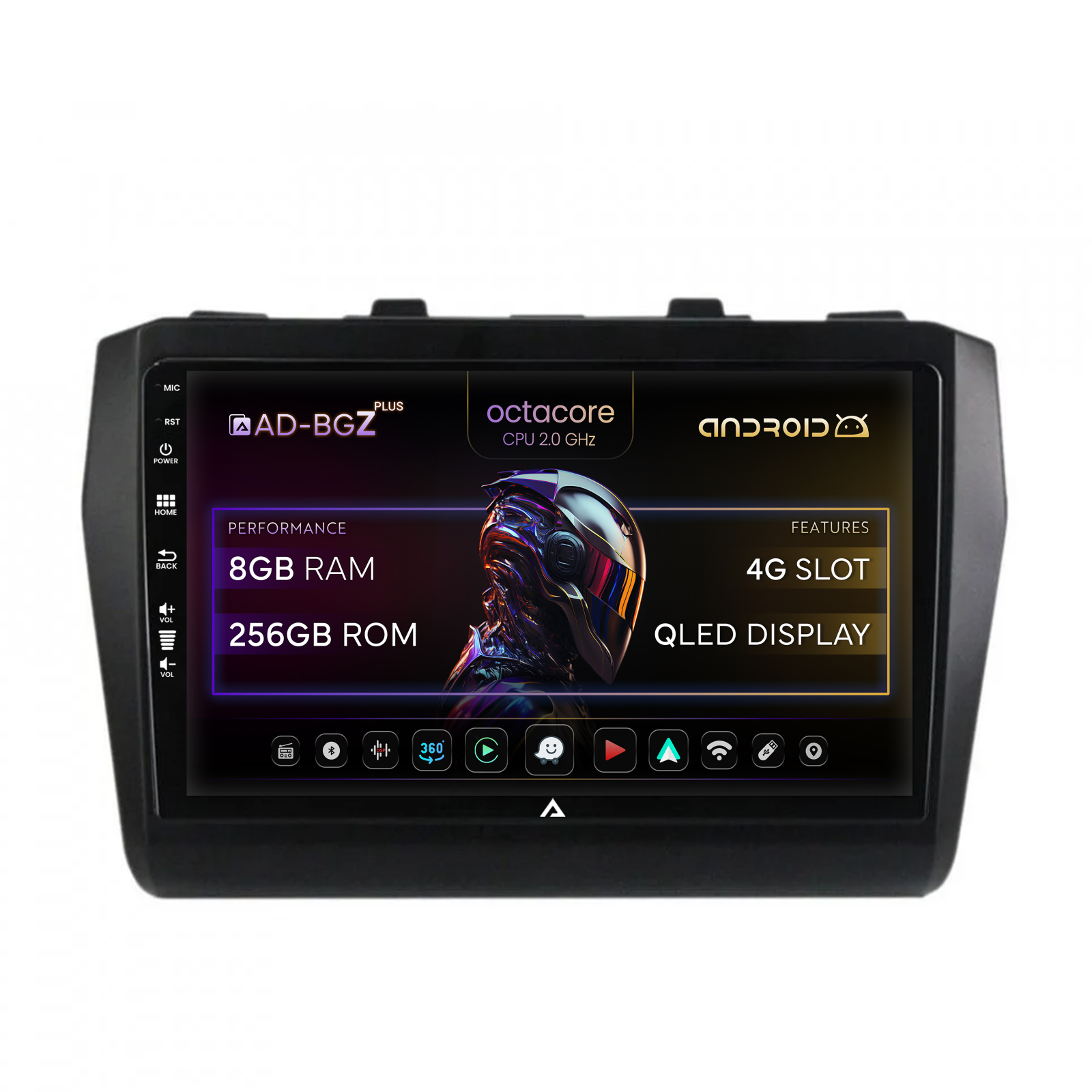 Navigatie Chevrolet Captiva (2006-2011), Android, Z-Octacore / 8GB RAM + 256GB ROM, 9 Inch - AD-BGZ9008+AD-BGRKIT238