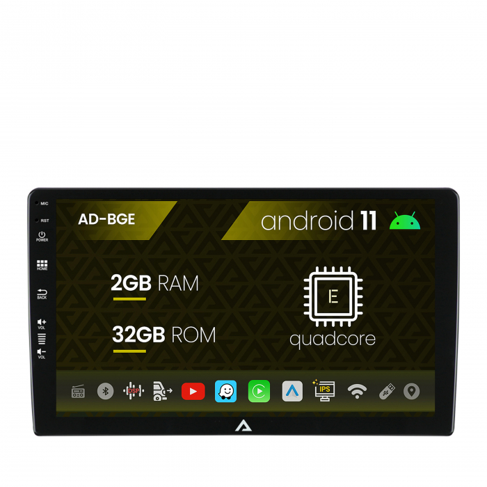 Navigatie All-in-one Universala, Android 11, E-Quadcore   2GB RAM + 32GB ROM, 9 Inch - AD-BGE9002