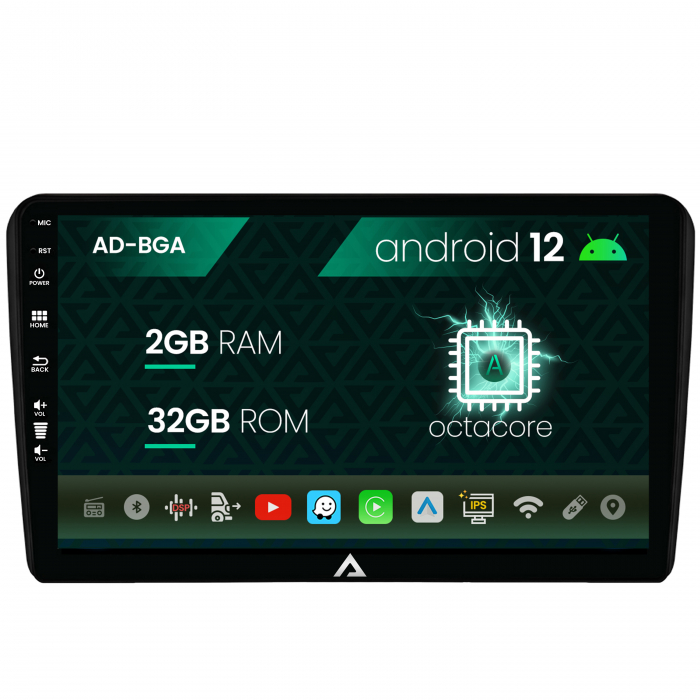 Navigatie Audi A3 S3 RS3, Android 13, A-Octacore 2GB RAM + 32GB ROM, 9 Inch - AD-BGA9002+AD-BGRKIT424